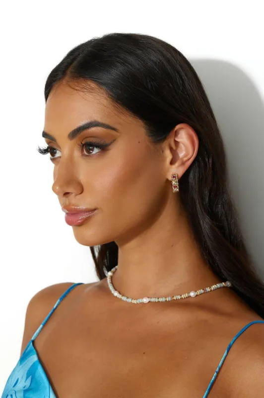 18k Gold Plated Gorg Gems Earrings Gold sold by Hello Molly