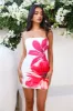 RUNAWAY Primrose Mini Dress Tropical Flower sold by Hello Molly