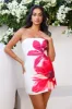 RUNAWAY Primrose Mini Dress Tropical Flower sold by Hello Molly
