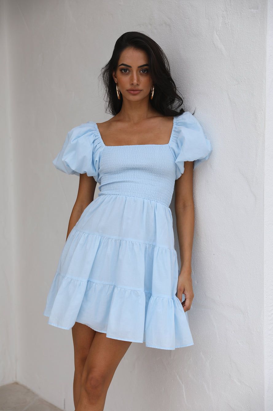 Salty Air Mini Dress Blue sold by Hello Molly product image thumbnail 2