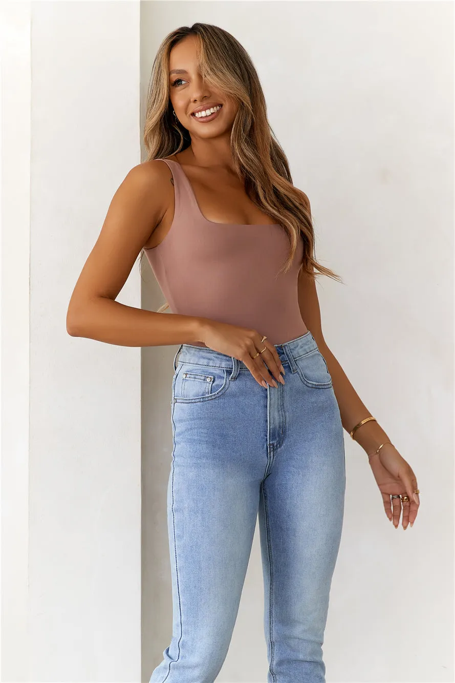 HELLO MOLLY BASE Everyday Staple Singlet Top Mocha sold by Hello Molly product image thumbnail 4