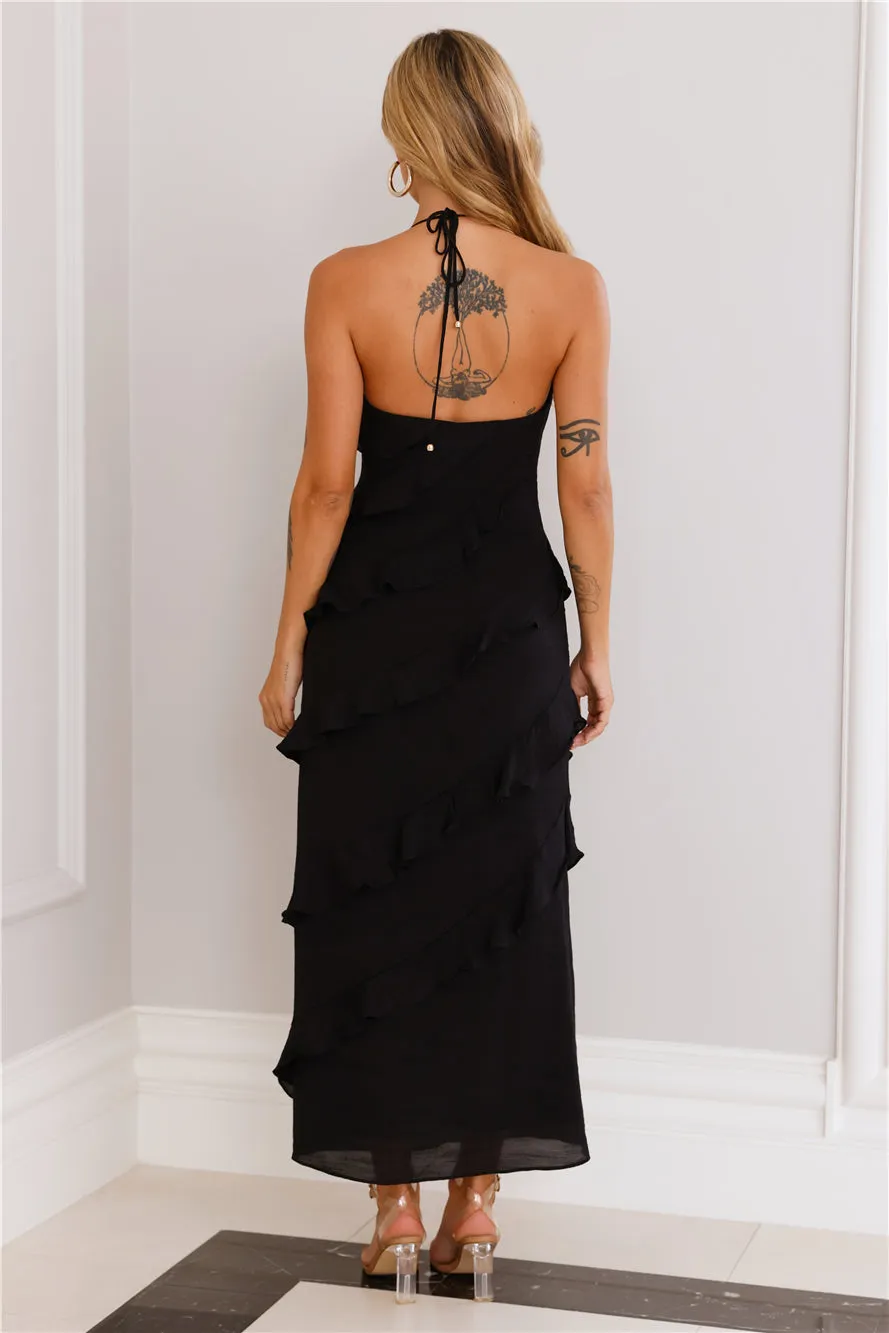 What A Beauty Maxi Dress Black sold by Hello Molly product image thumbnail 4