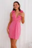 Moonlight Shimmer Mini Dress Pink sold by Hello Molly