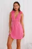 Moonlight Shimmer Mini Dress Pink sold by Hello Molly