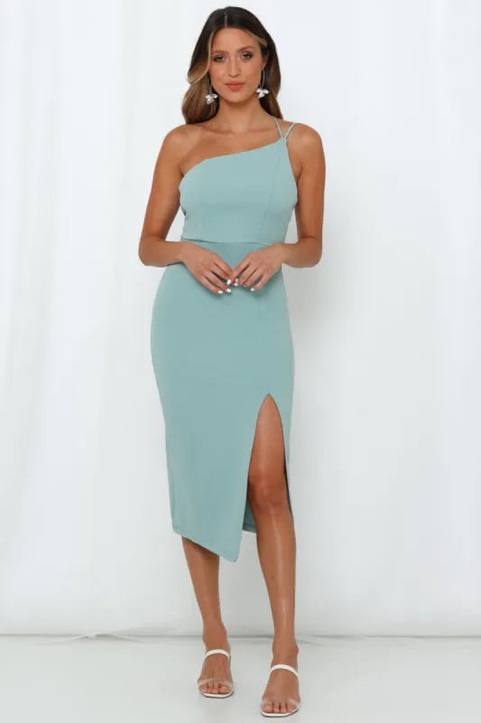 HELLO MOLLY Taking It Back Dress Sage sold by Hello Molly