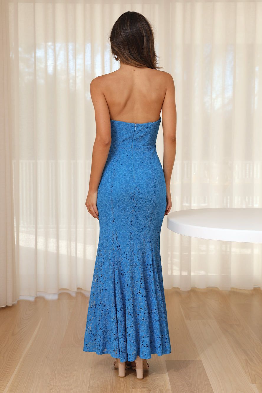 Lace Vacation Maxi Dress Marine sold by Hello Molly product image thumbnail 4