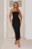 Date In Paris Strapless Lace Midi Dress Black sold by Hello Molly