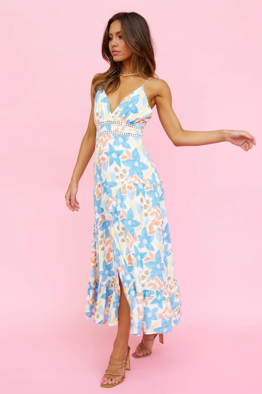 Beach Sunsets Midi Dress Blue sold by Hello Molly product image thumbnail 5