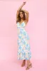 Beach Sunsets Midi Dress Blue sold by Hello Molly