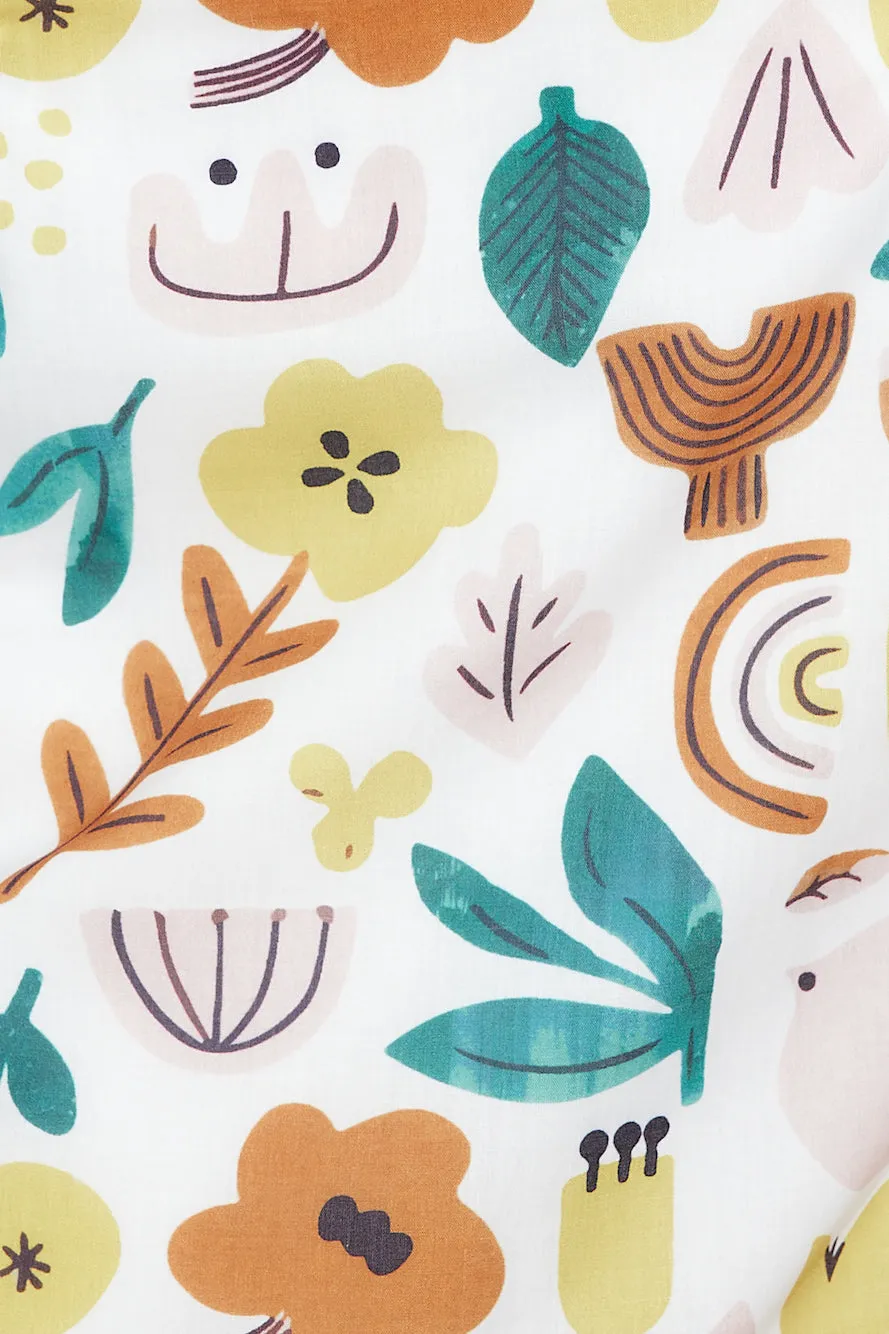 Smiley Mood Crop Top White sold by Hello Molly product image thumbnail 4