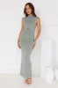 Sleek And Simple Maxi Dress Sage sold by Hello Molly