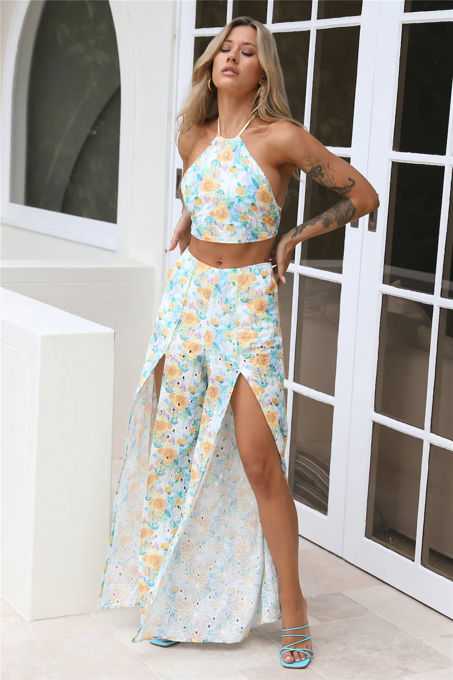 HELLO MOLLY Graced Beginnings Crop Top Floral sold by Hello Molly product image thumbnail 5