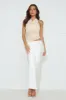 Popping Bottles Satin Mesh Halter Maxi Dress Champagne sold by Hello Molly