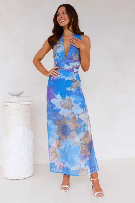 Bora Bora Maxi Dress Blue sold by Hello Molly