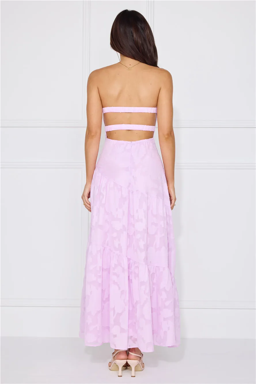 My Best Strapless Maxi Dress Lilac sold by Hello Molly product image thumbnail 5