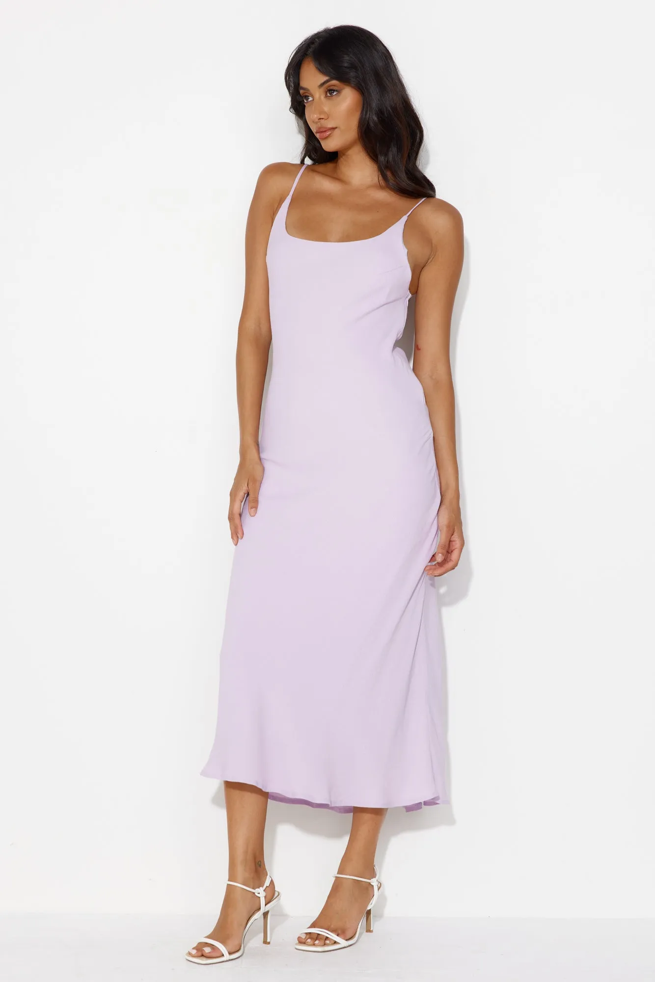 Proud Eyes Maxi Dress Lilac sold by Hello Molly product image thumbnail 3