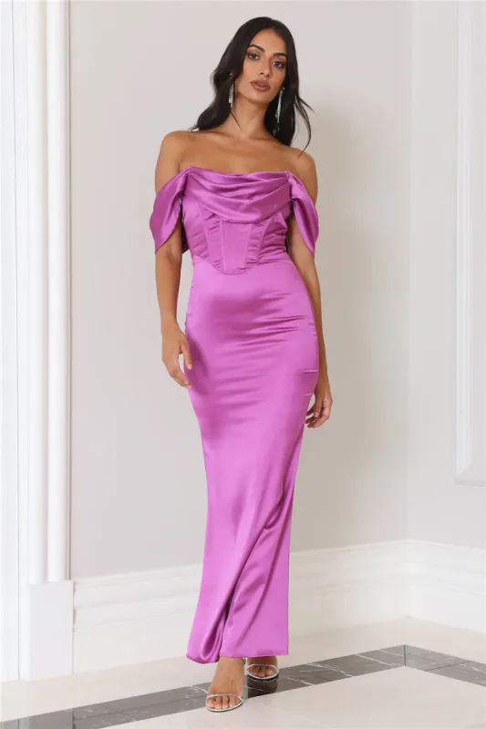 Kingdom Come Maxi Dress Purple sold by Hello Molly
