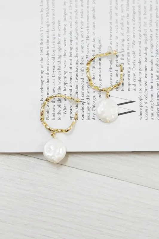 South Sea Earrings Gold sold by Hello Molly