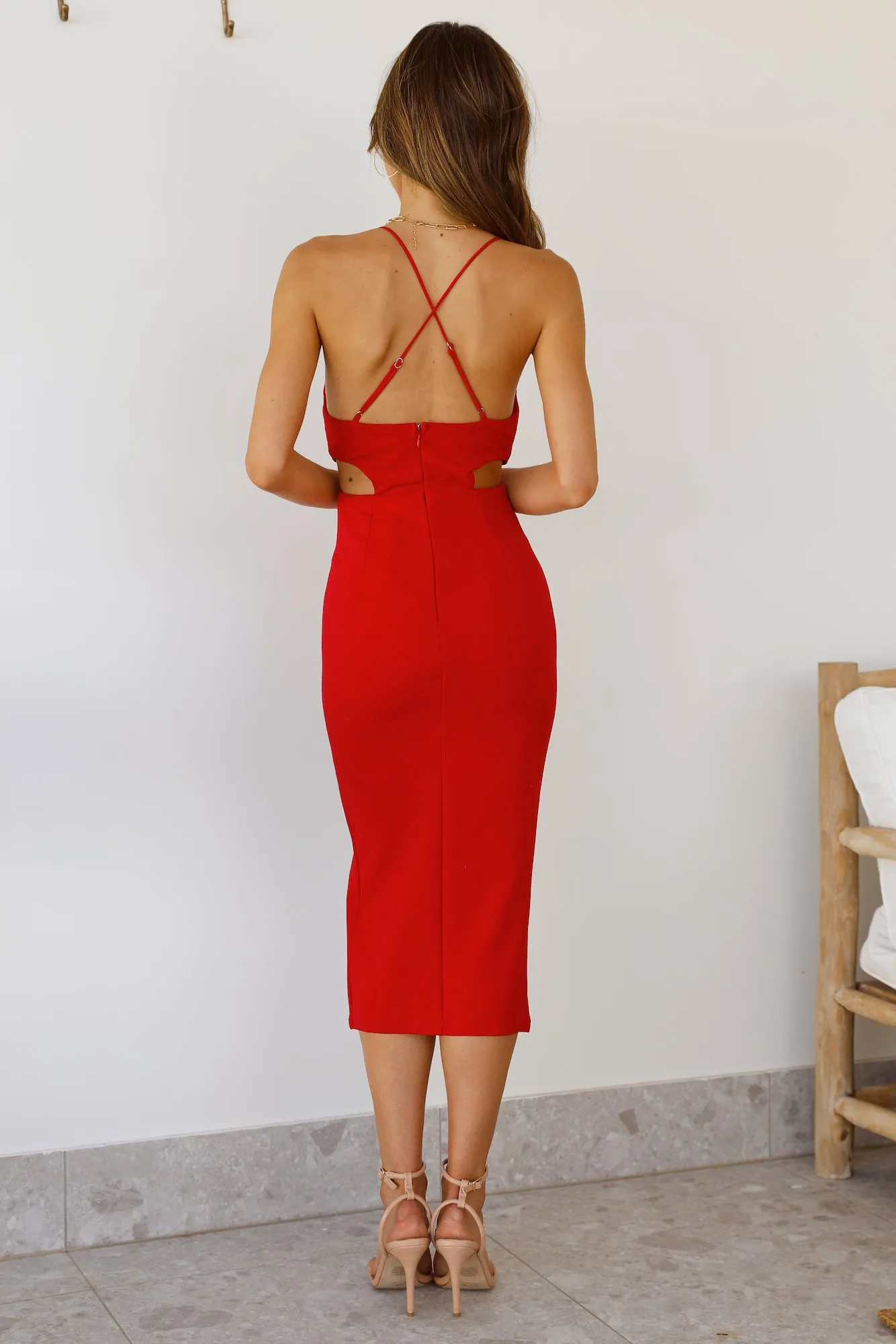Love Dust Midi Dress Red sold by Hello Molly product image thumbnail 5