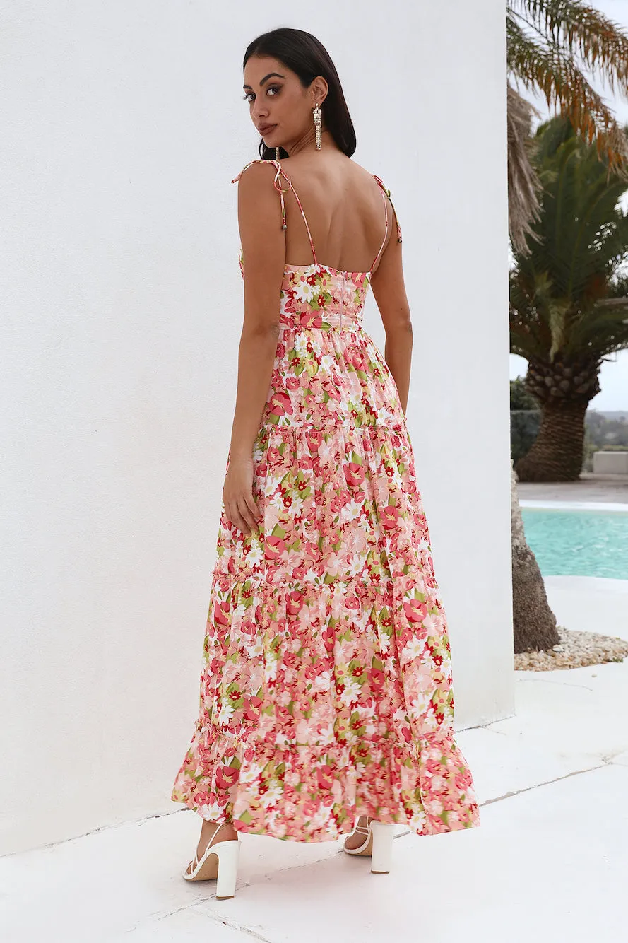 Sunset Pictures Maxi Dress Pink sold by Hello Molly product image thumbnail 4