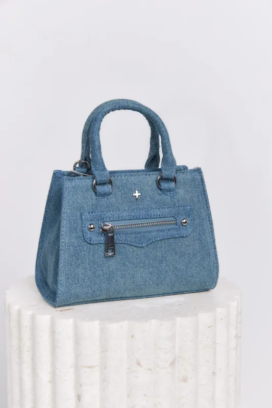 PETA + JAIN Jaden Bag Denim Silver Blue sold by Hello Molly