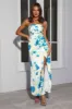 Blooming Feelings Satin Strapless Maxi Dress White sold by Hello Molly
