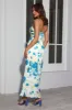Blooming Feelings Satin Strapless Maxi Dress White sold by Hello Molly