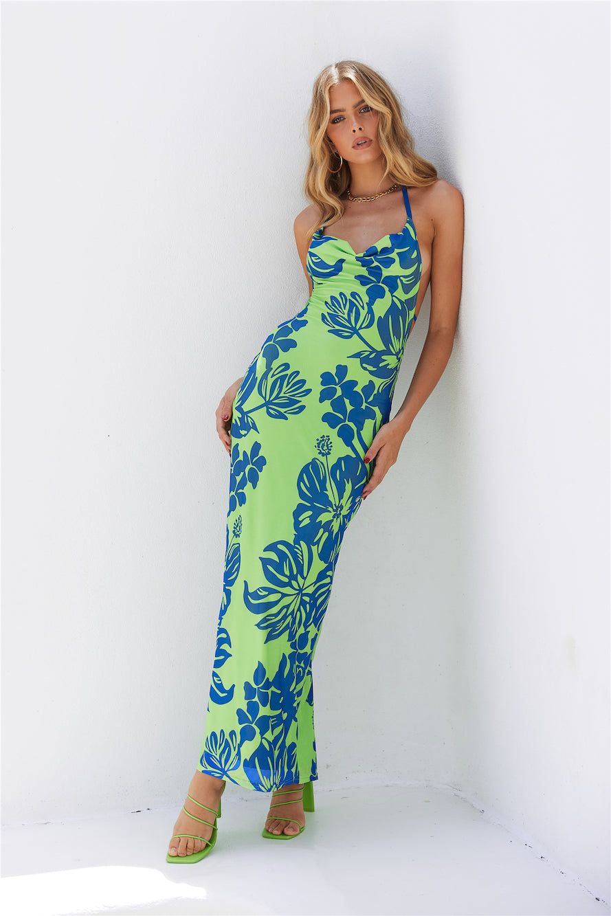 By The Pool Maxi Dress Blue sold by Hello Molly product image thumbnail 5