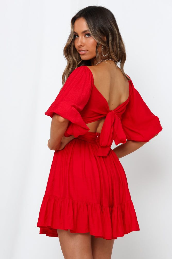 This Is Espionage Dress Red sold by Hello Molly product image thumbnail 5