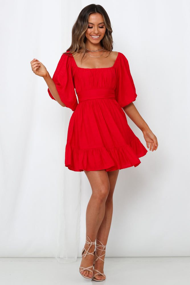 This Is Espionage Dress Red sold by Hello Molly product image thumbnail 2