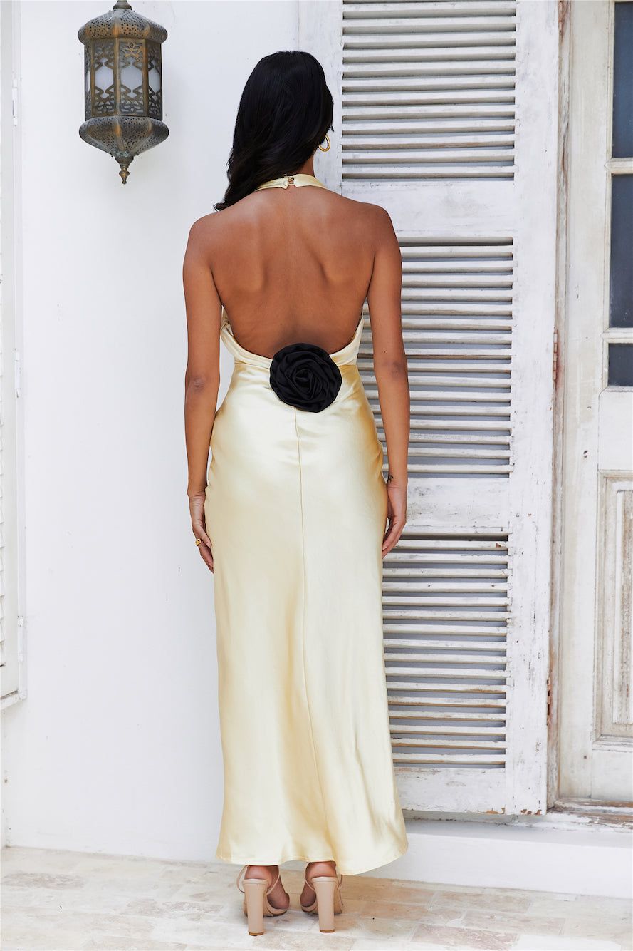 Arrived In Luxe Maxi Dress Yellow sold by Hello Molly product image thumbnail 5