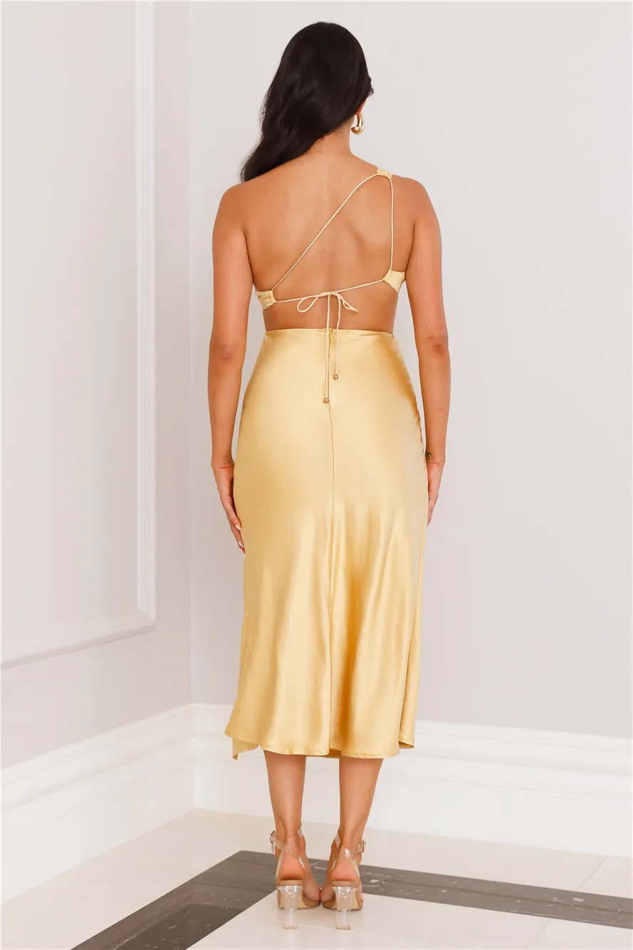 Dreamy Look Midi Dress Yellow sold by Hello Molly product image thumbnail 5