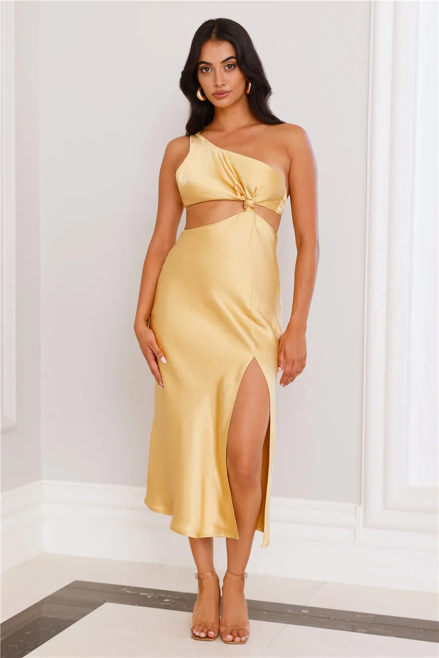 Dreamy Look Midi Dress Yellow sold by Hello Molly product image thumbnail 2