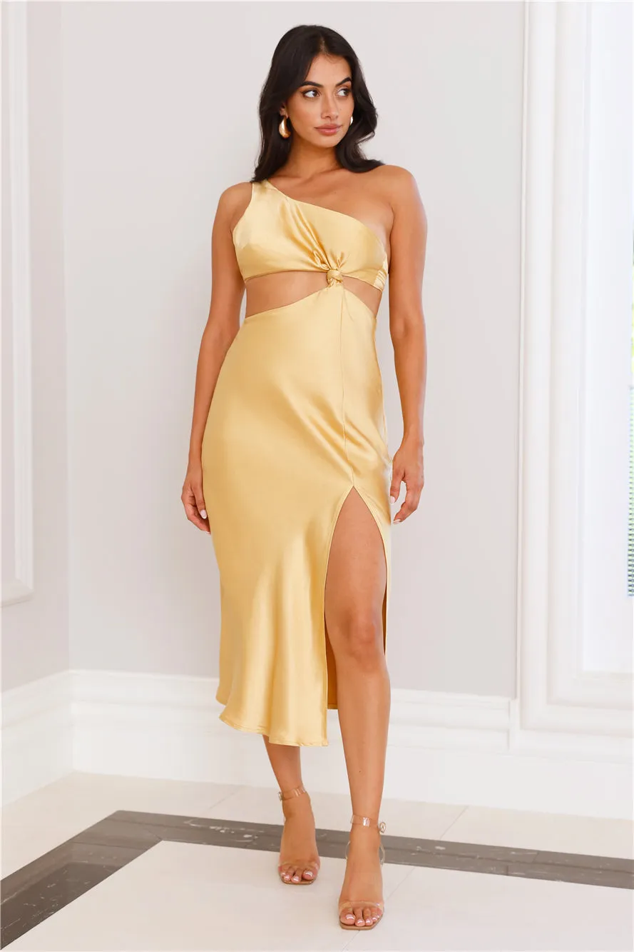 Dreamy Look Midi Dress Yellow sold by Hello Molly product image thumbnail 3