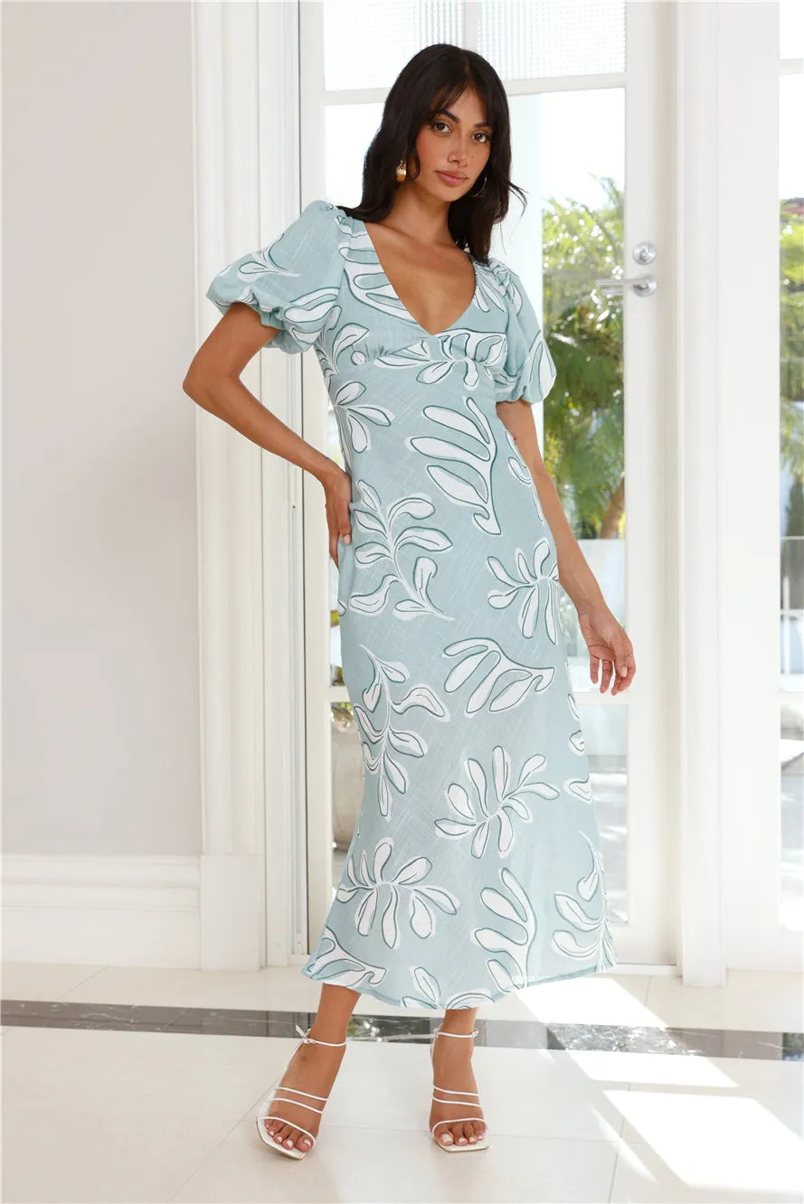 Autumn Breeze Maxi Dress Sage sold by Hello Molly product image thumbnail 2
