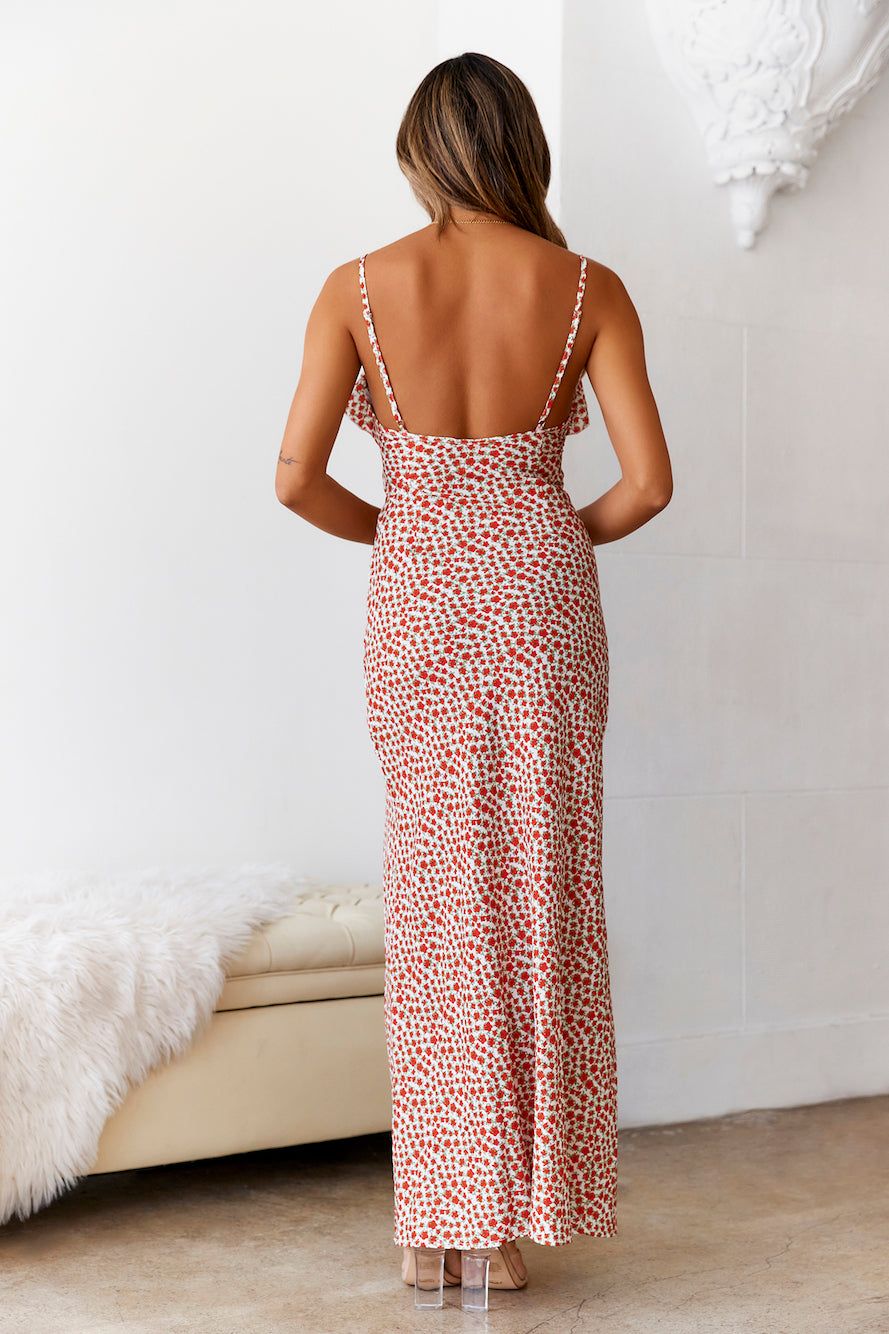Breezy Fit Maxi Dress Red sold by Hello Molly product image thumbnail 5