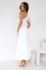 Calm Silence One Shoulder Maxi Dress White sold by Hello Molly