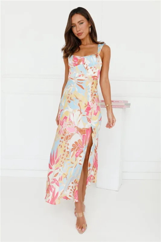 Season Of Flings Maxi Dress Blue sold by Hello Molly