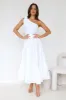 Calm Silence One Shoulder Maxi Dress White sold by Hello Molly