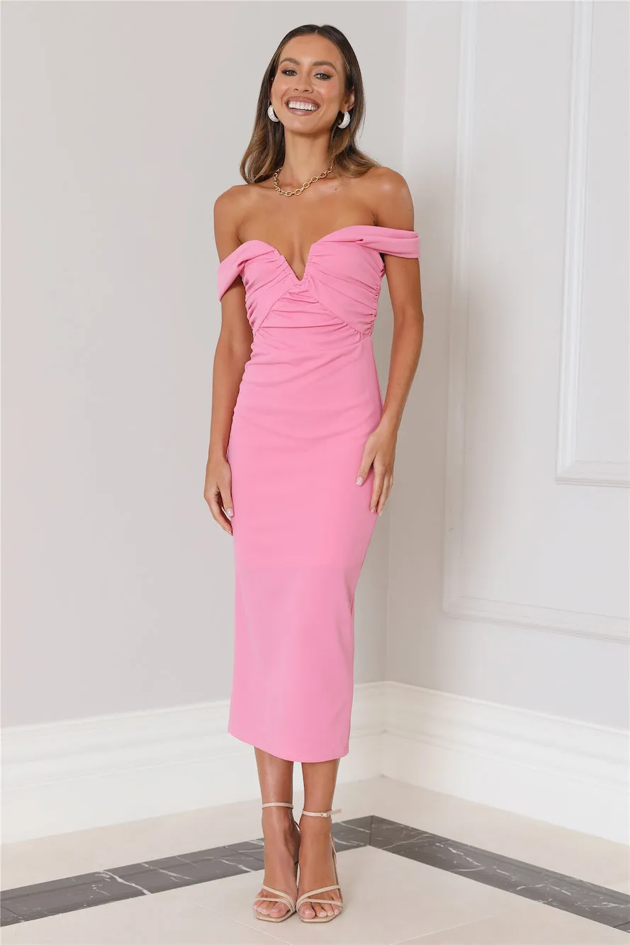 Bring The Style Midi Dress Pink sold by Hello Molly product image thumbnail 5