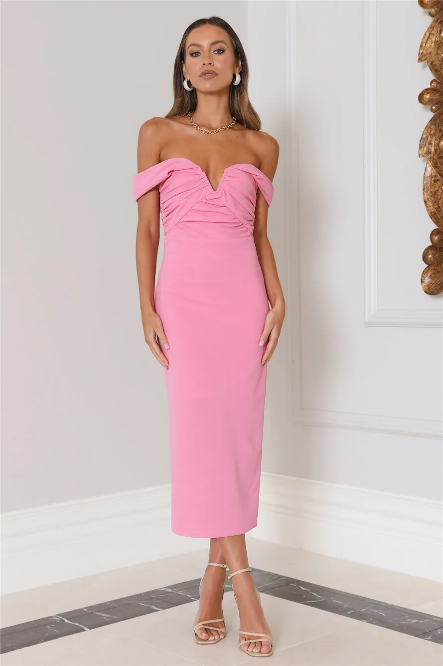 Bring The Style Midi Dress Pink sold by Hello Molly product image thumbnail 2