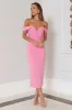 Bring The Style Midi Dress Pink sold by Hello Molly