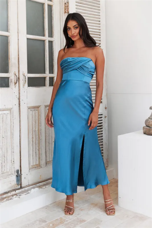 Keeping It Real Maxi Dress Blue sold by Hello Molly