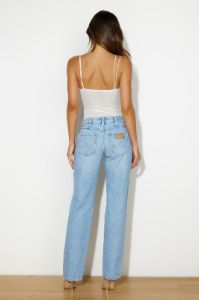 WRANGLER Low Rise Claudia Straight Jeans Blue Star Dust sold by Hello Molly