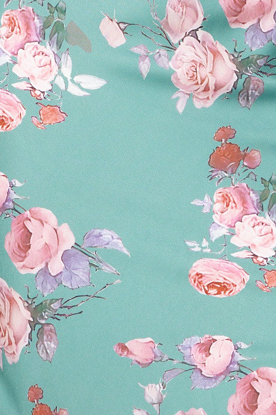 Scent Of Pretty Satin Maxi Dress Green sold by Hello Molly product image thumbnail 5