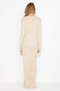 LIONESS Opulence Maxi Dress Beige sold by Hello Molly