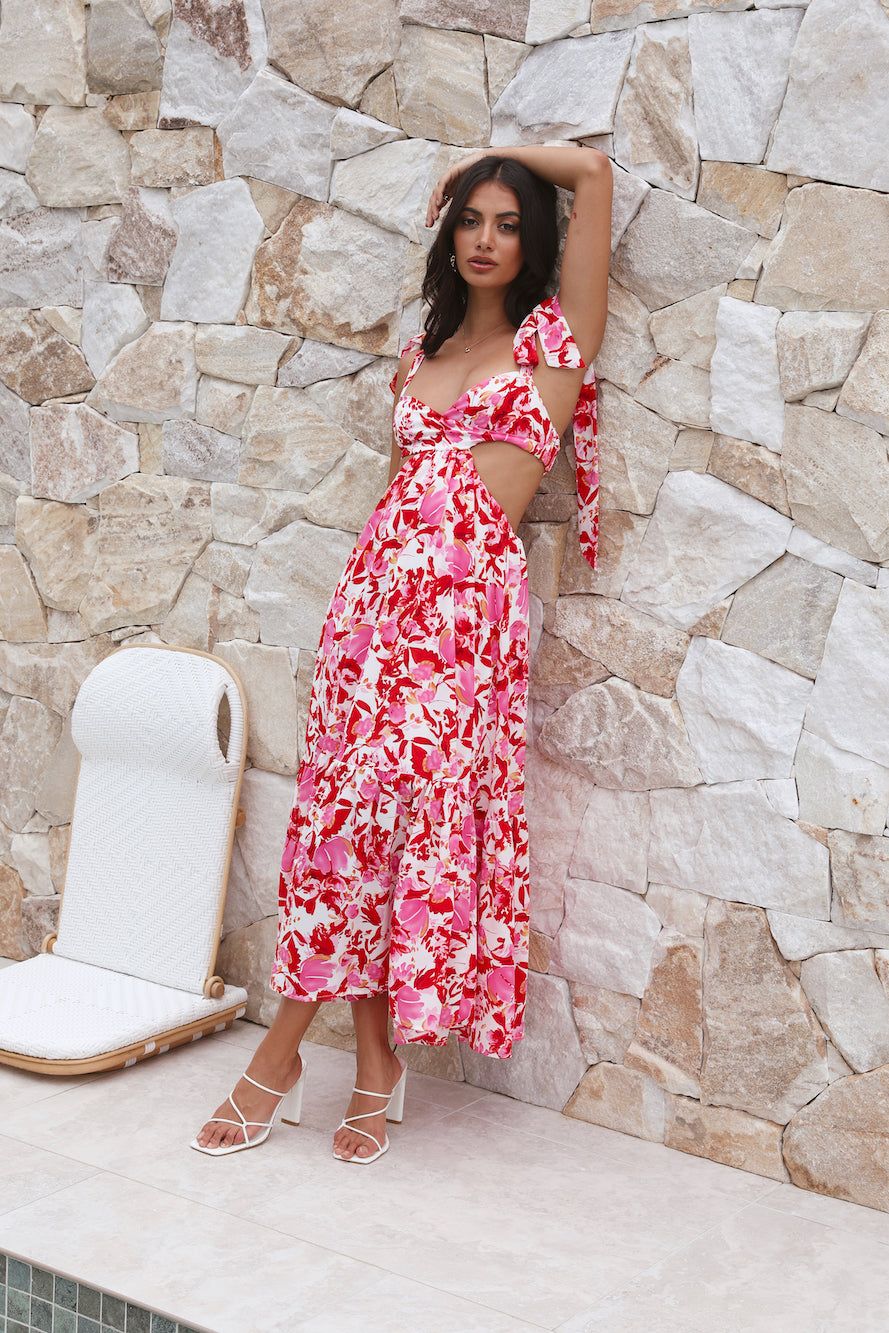 Classy Style Maxi Dress Red sold by Hello Molly product image thumbnail 3