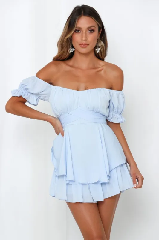 Proper Credit Romper Steel Blue sold by Hello Molly