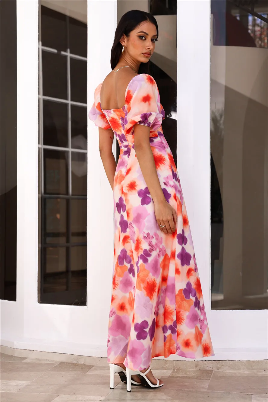 Loving Uniqueness Short Sleeve Maxi Dress Purple sold by Hello Molly product image thumbnail 5