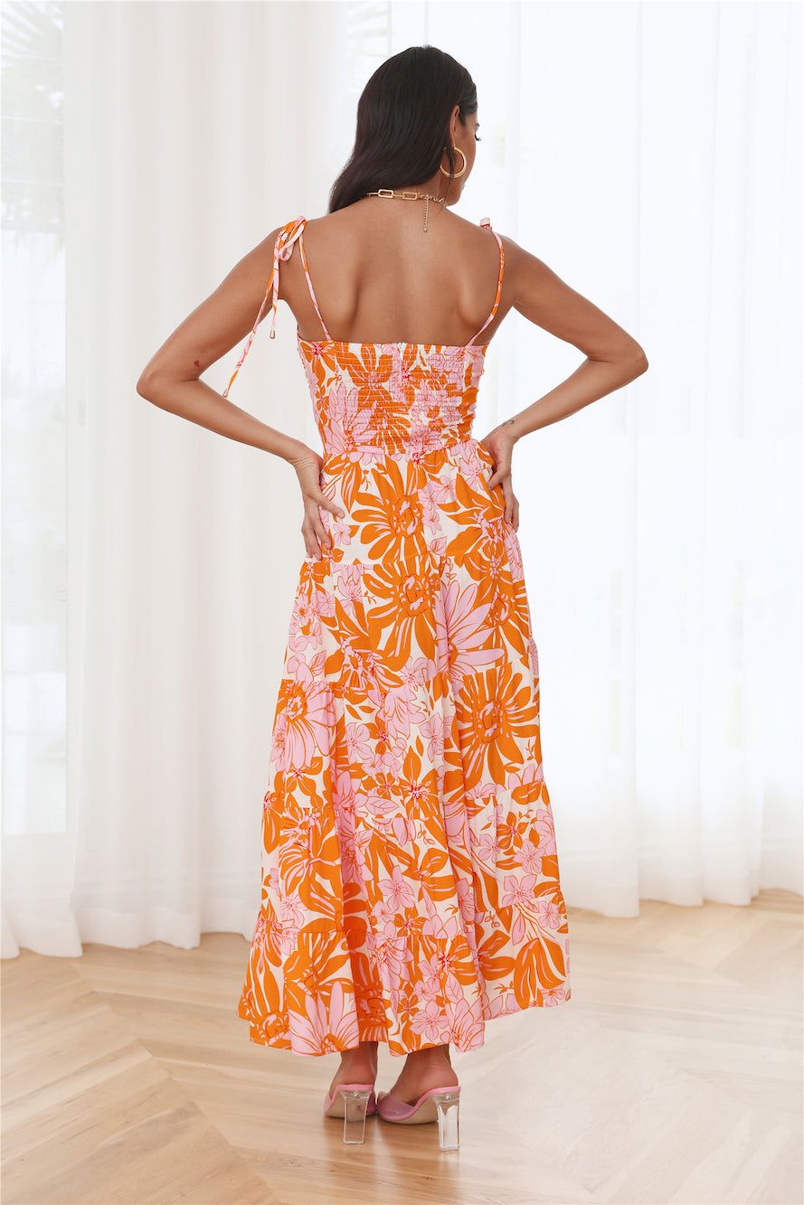 Summer Activity Maxi Dress Orange sold by Hello Molly product image thumbnail 5